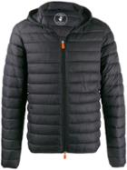 Save The Duck Short Quilted Coat - Black