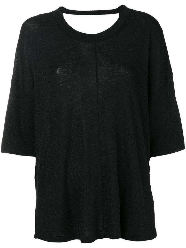 Iro Water Knit Blouse - Black