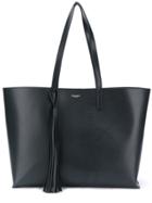 Saint Laurent Perforated Logo Tote - Black