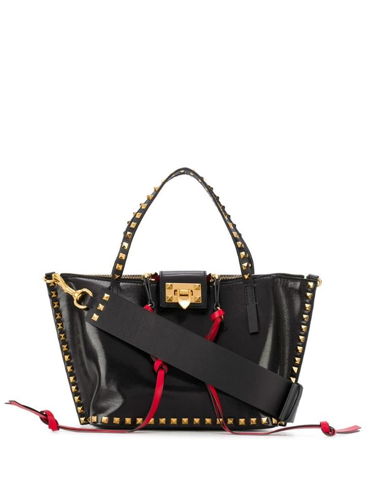 Valentino Valentino Garavani Rockstud Hype Small Tote - Black