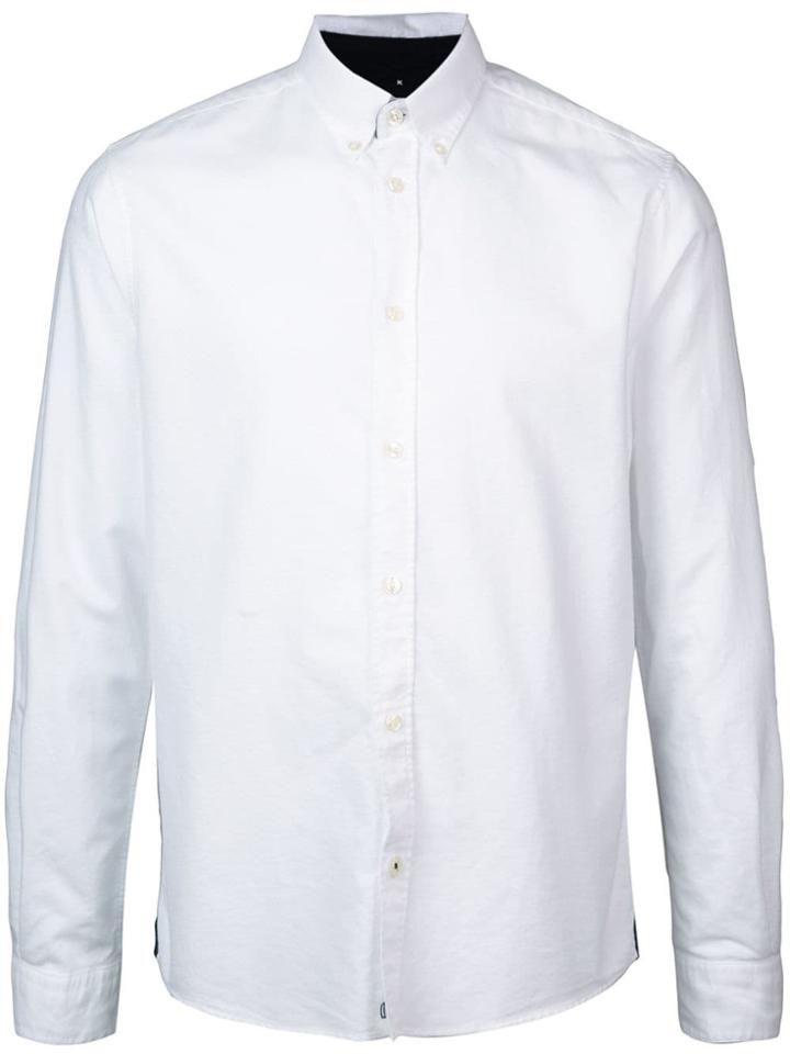 Cuisse De Grenouille Button Collar Shirt - White