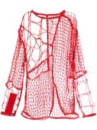 A-cold-wall* Netted Long Sleeve Top - Red
