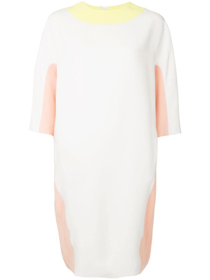 Marni Colour-block Midi Dress - Pink