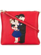 Dolce & Gabbana Family Patch Crossbody Bag - Red
