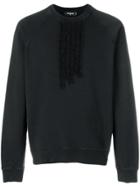 Dsquared2 Ruffle-trimmed Sweatshirt - Black