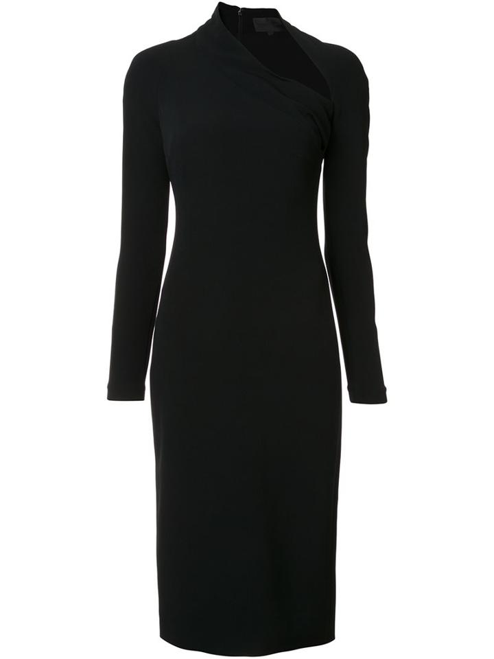 Cushnie Et Ochs Asymmetric Neck Dress