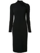 Cushnie Et Ochs Asymmetric Neck Dress