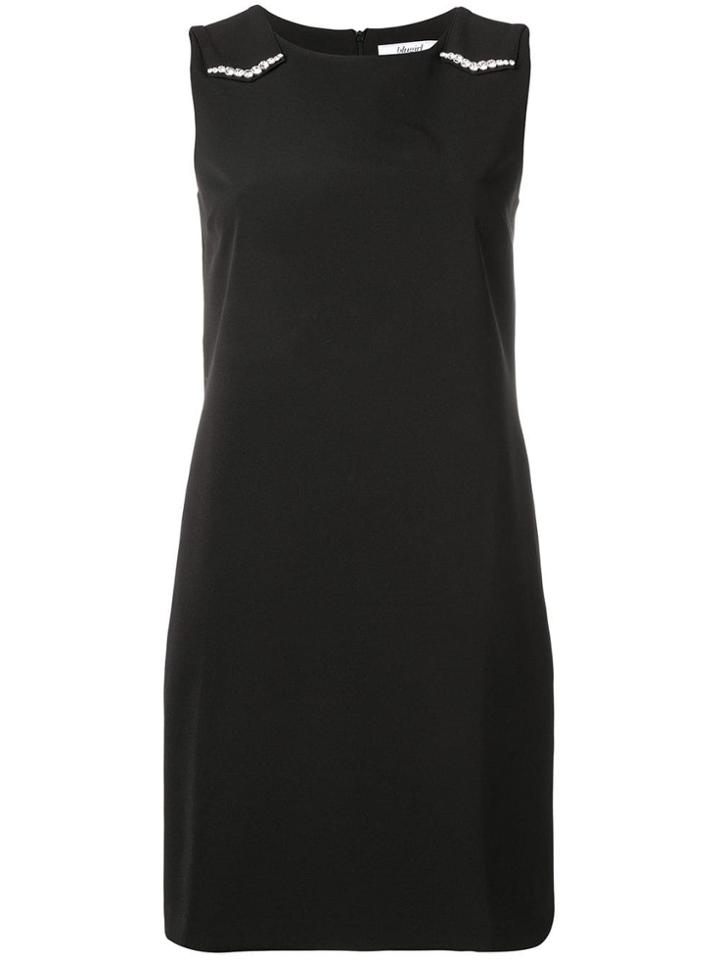 Blugirl Embellished Shoulder Dress - Black
