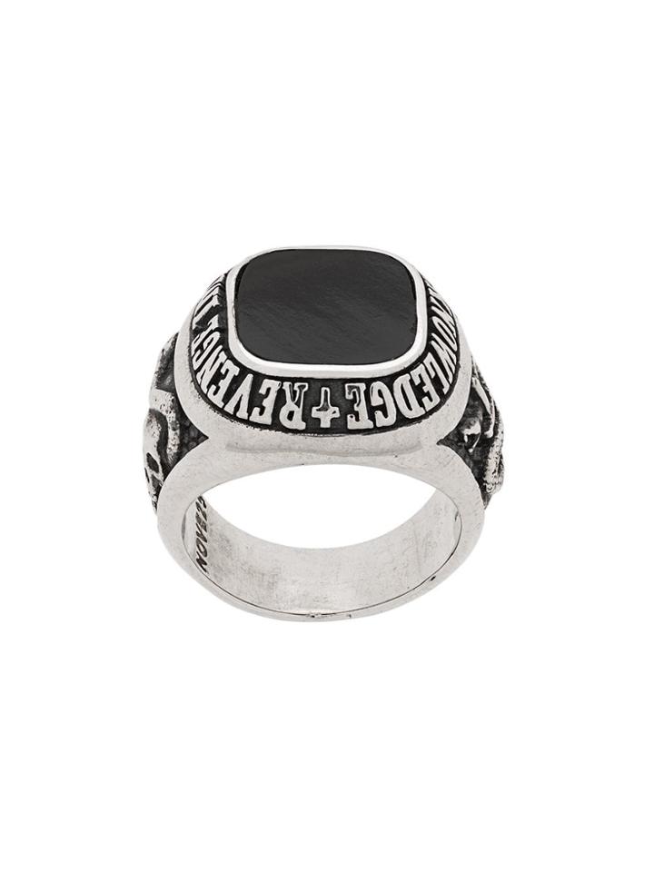 Nove25 Square Celebration Ring - Silver