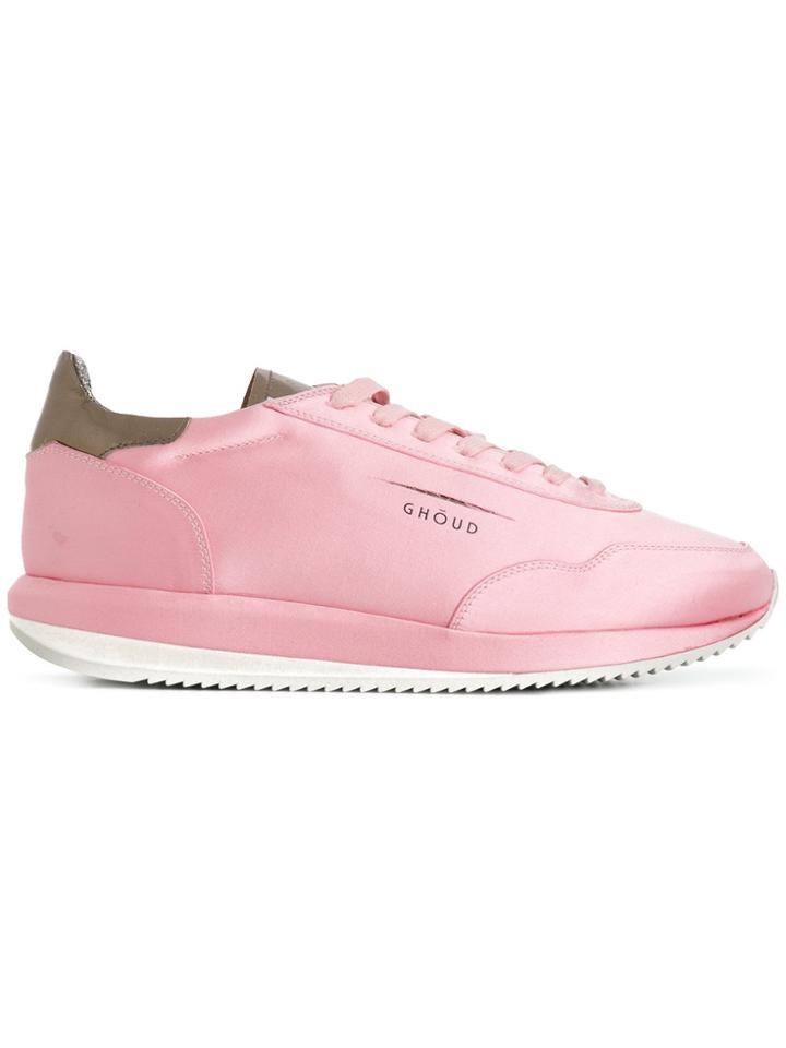 Ghoud Lace-up Sneakers - Pink & Purple