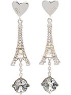 Miu Miu Eiffel Tower Earrings - Silver