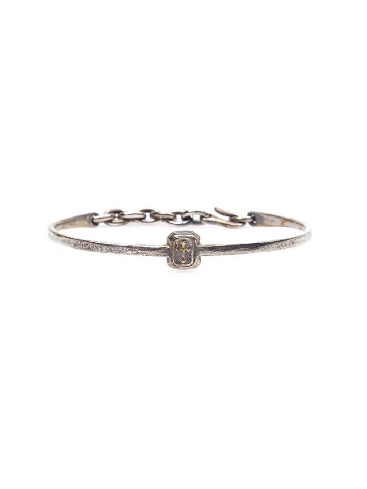 Tobias Wistisen Skinny Cross Stamp Bangle
