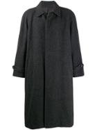 Comme Des Garçons Pre-owned 1980s Longline Coat - Grey