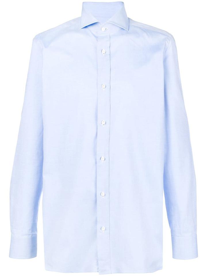 Borrelli Button-down Shirt - Blue