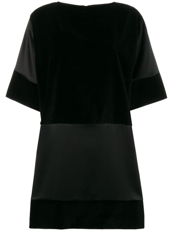 Gianluca Capannolo Contrast Panel Dress - Black