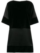 Gianluca Capannolo Contrast Panel Dress - Black