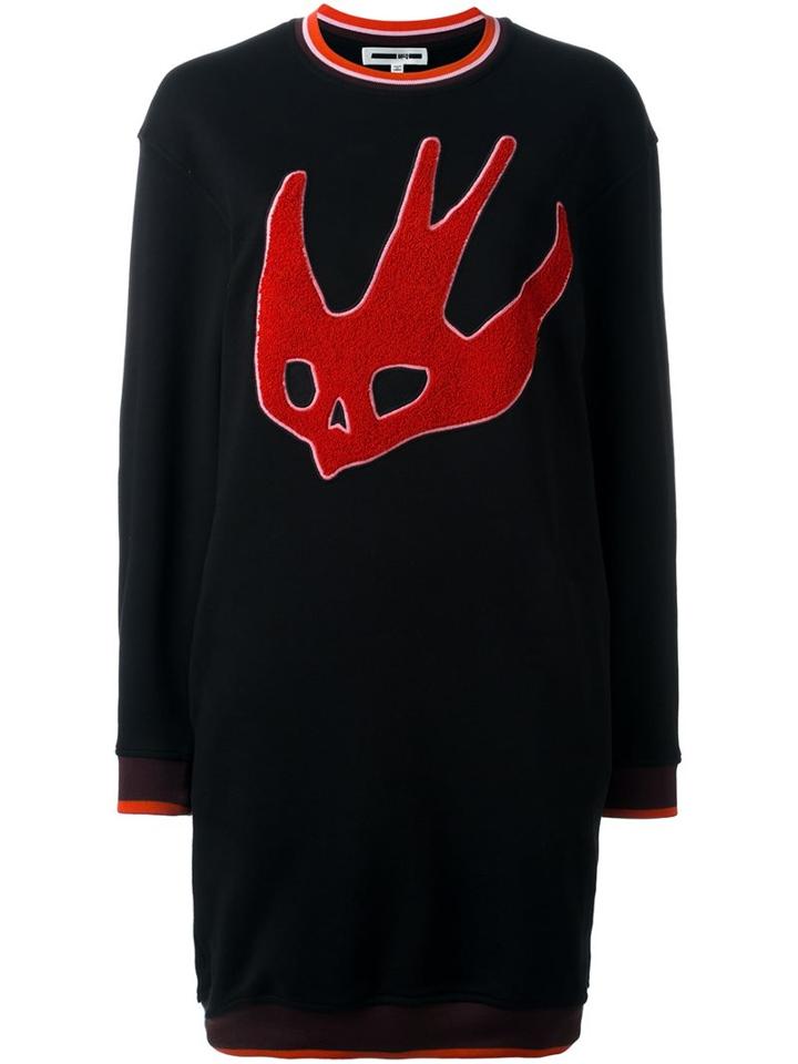 Mcq Alexander Mcqueen Central Swallow Embroidery T-shirt