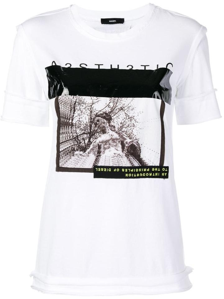 Diesel Graphic Print Short-sleeve T-shirt - White