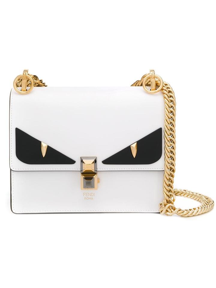 Fendi Kan I Small Shoulder Bag - White