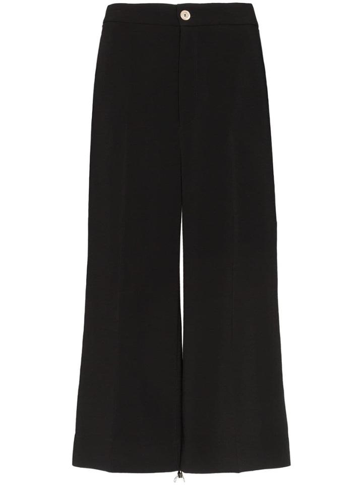 Gucci High-waisted Web Culottes - Black