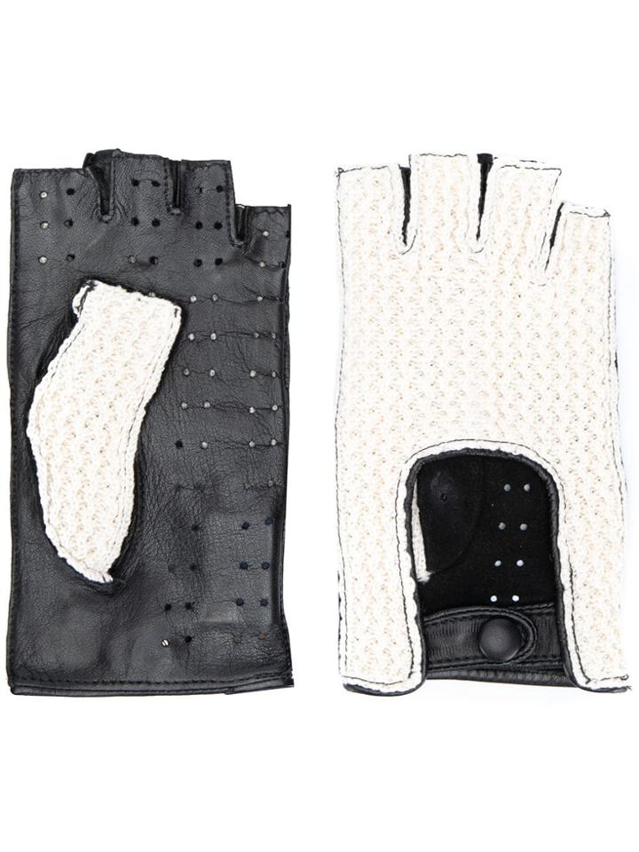 Gala Gloves Fingerless Driving Gloves - Black