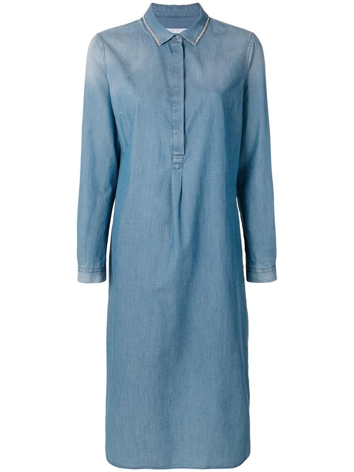 Fabiana Filippi Denim Midi Dress - Blue
