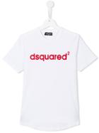 Dsquared2 Kids Logo T-shirt, Boy's, Size: 14 Yrs, White