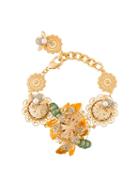 Dolce & Gabbana Bee And Flower Filigree Bracelet