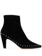 Mulberry Christy 70mm Stud Booties - Black