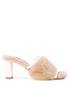 Malone Souliers Shearling Mules - Neutrals
