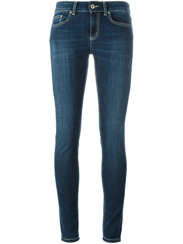 Dondup Skinny Jeans, Women's, Size: 27, Blue, Cotton/polyester/spandex/elastane