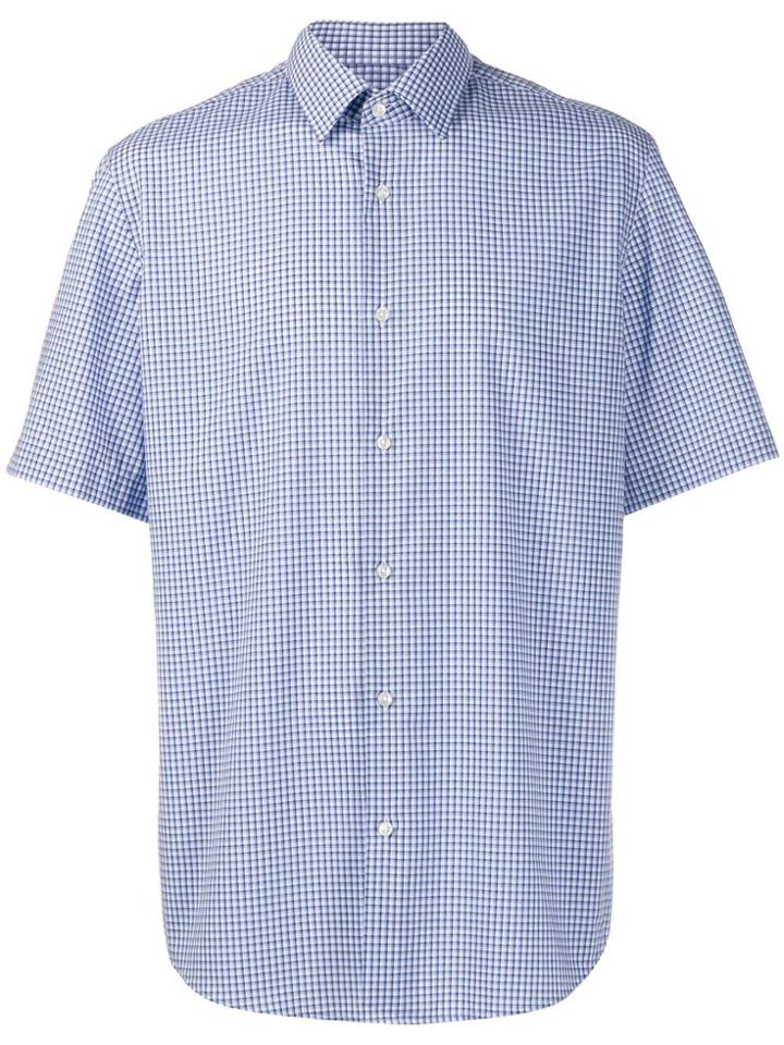 Boss Hugo Boss Plaid Print Shirt - Blue