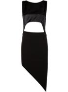 Baja East Sleeveless Cut-out Dress, Women's, Size: 0, Black, Silk/polyethylene/triacetate/metallic Fibre