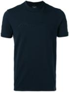 Armani Jeans - Appliqué Logo T-shirt - Men - Cotton/spandex/elastane - Xxl, Blue, Cotton/spandex/elastane