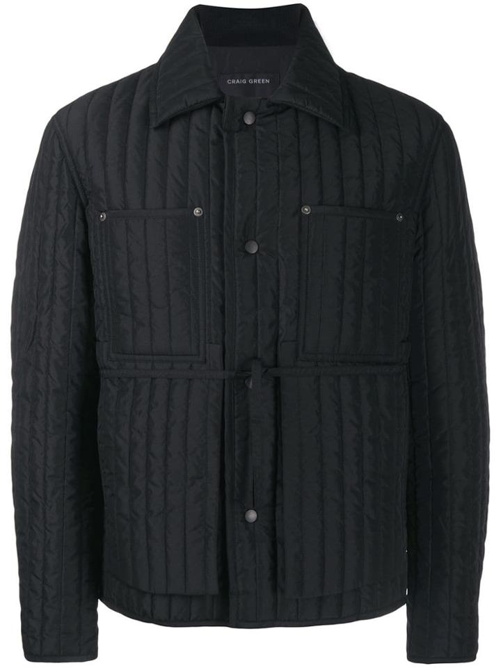 Craig Green Worker Quilted Jacket - Black