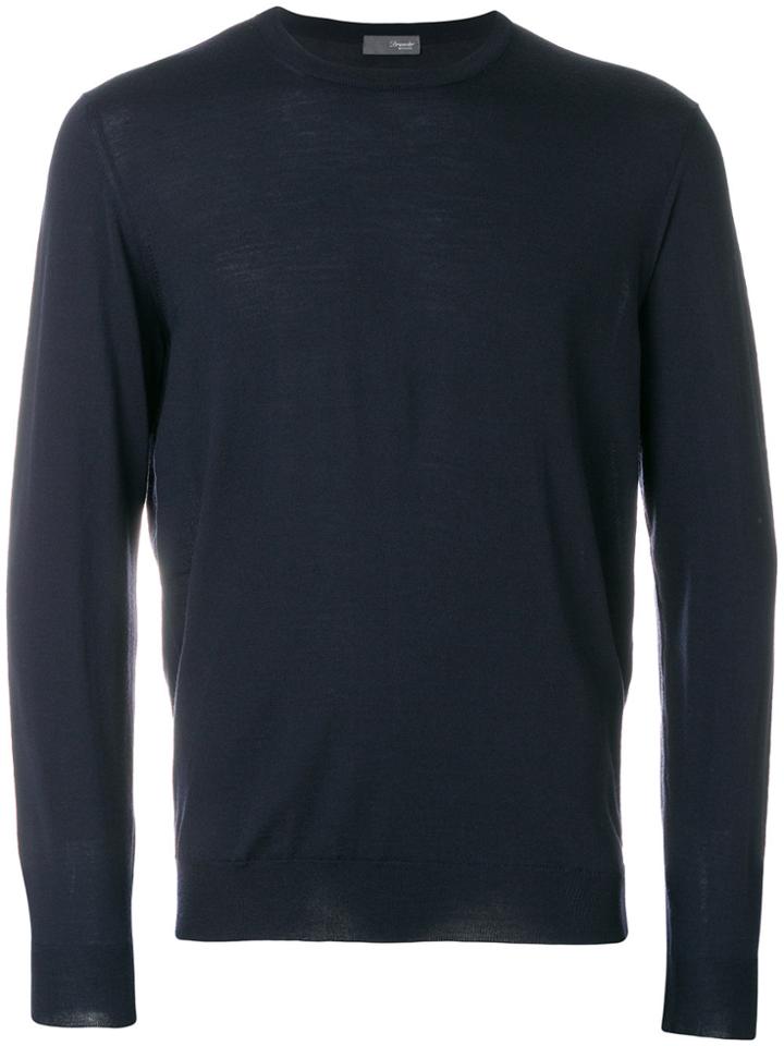 Drumohr Crew Neck Sweater - Blue