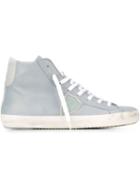 Philippe Model Distressed Sole Hi-top Sneakers