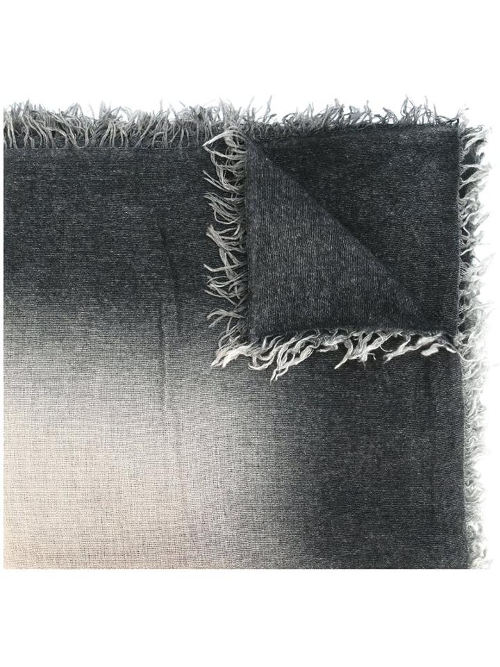 Faliero Sarti Ombre Scarf, Adult Unisex, Grey, Silk/cashmere/virgin Wool