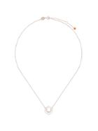 Tinyom 18k Rose Gold Diamond Necklace - Metallic