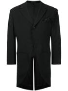 Yohji Yamamoto Vintage Distressed-detail Morning Coat - Black