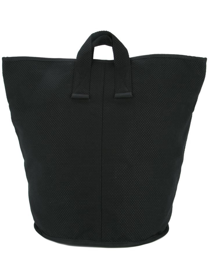 Cabas Large Laundry Tote - Black
