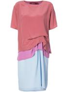 Sies Marjan Colour Block T-shirt Dress - Multicolour