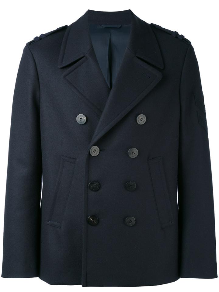 Neil Barrett Double-breasted Jacket - Blue