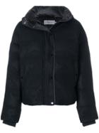 Ck Jeans Down Mesh Puffer Jacket - Black
