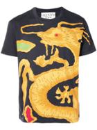 Valentino Dragon Printed T-shirt - Blue