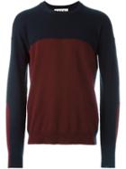 Marni Two Tone Jumper, Men's, Size: 52, Blue, Cashmere