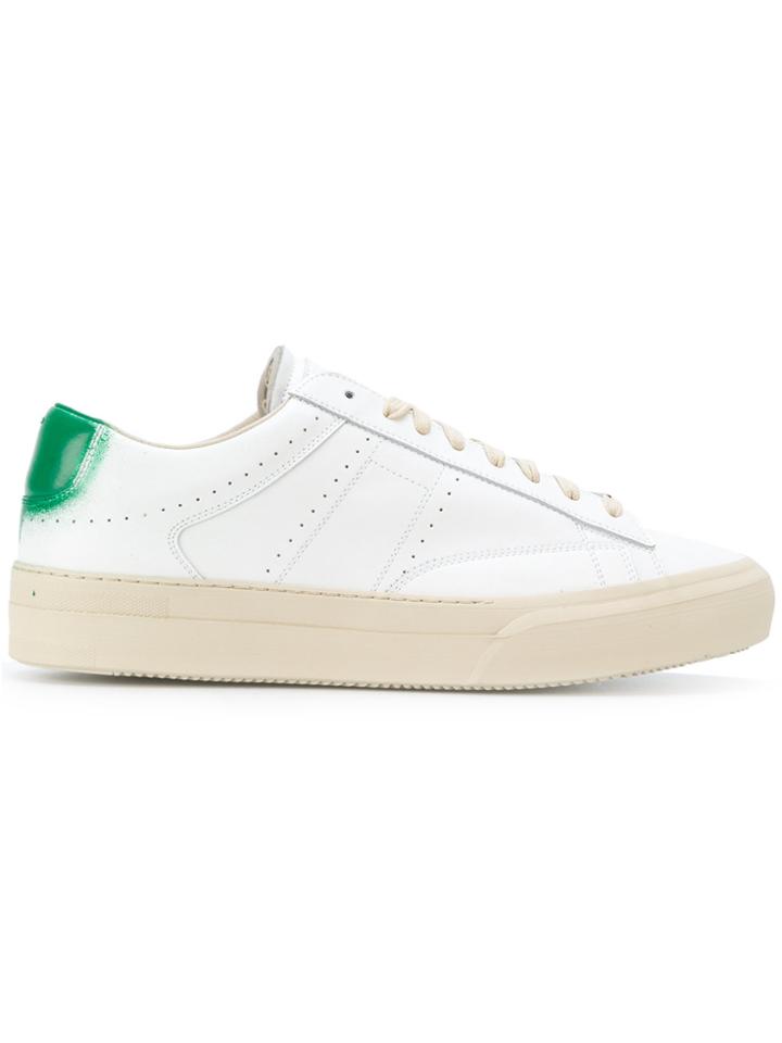 Maison Margiela Spray Paint Low Top Sneakers - White