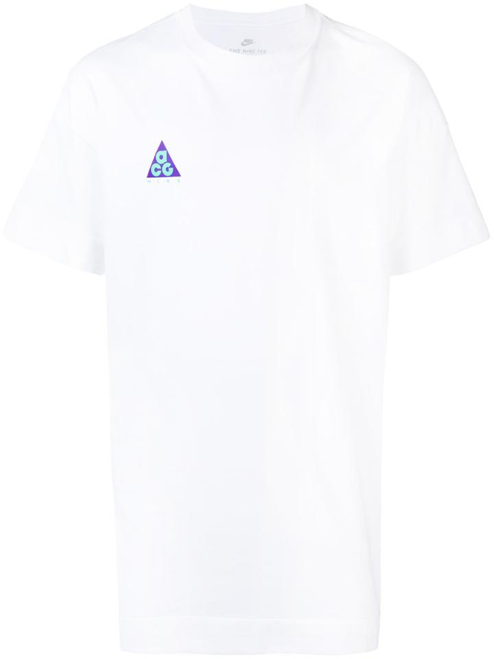 Nike Nikelab Acg Logo Print T-shirt - White