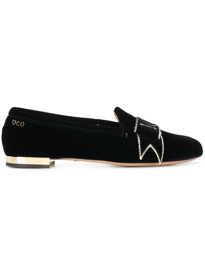Charlotte Olympia Love Loafers - Black