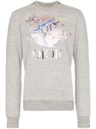 Dior Homme Sorayama Dinosaur Print Sweatshirt - Grey